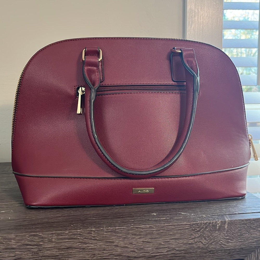 Aldo burgundy handbag - Picture 3 of 5